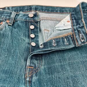 Levi 501 button fly men's jeans, waist size 33"